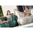 Bestway Inflatable Armchair with Footrest Assorted Color 107x99x80/48x48x36 cm Indoor 75137 image2