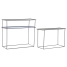 Set of furniture DKD Home Decor Blue Black 70 x 27 x 45 cm 40 x 27 x 45 cm 80 x 27 x 65 cm 80 x 27,5 x 65 cm image1