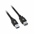 USB Cable V7 V7U3.0EXT-2M-BLK-1N Black 2 m image1
