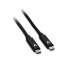 USB-C Cable V7 V7UCC-2M-BLK-1N Black 2 m image1