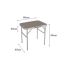 Folding Table Marbueno 60 x 60 x 45 cm image1
