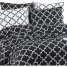 Duvet cover set Black Super king 3 Pieces image1