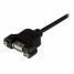 USB Cable Startech USBPNLAFAM1          USB A Black image1