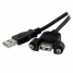 USB Cable Startech USBPNLAFAM1          USB A Black image3