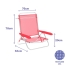 Folding Chair Marbueno Coral 63 x 76 x 78 cm image2