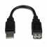 USB Cable Startech USBEXTAA6IN          USB A Black image1