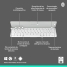 Bluetooth Keyboard Logitech 920-013011 Spanish Qwerty Grey White/Grey image3