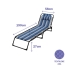 Sun-lounger Marbueno Blue 190 x 27 x 58 cm image3