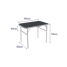 Folding Table Marbueno Grey 90 x 70 x 60 cm image1