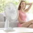 Table Fan InnovaGoods White 35 W Ø30 cm image1