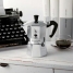 Italian Coffee Pot Bialetti 0001162 Silver Metal image2