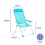 Folding Chair Marbueno Aquamarine 69 x 110 x 58 cm image2