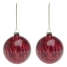 Christmas Baubles (2 pcs) 113572 Brown Red 8 cm (2 Units) image1
