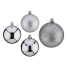 Christmas Baubles Krist+ Silver PVC Ø 7 cm 50 Units image1