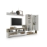 TV furniture DKD Home Decor White Metal Aluminium MDF Wood 277 x 75 x 173 cm 277 x 35 x 173 cm image1