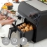 No-Oil Fryer InnovaGoods Fryinn Double 8000 Black Stainless steel 3400 W 8 L image4