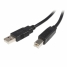 USB A to USB B Cable Startech USB2HAB2M            Black image1
