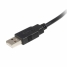 USB A to USB B Cable Startech USB2HAB1M            Black image2