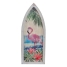 Wall Decoration DKD Home Decor Wood Pink flamingo Tropical image1