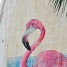 Wall Decoration DKD Home Decor Wood Pink flamingo Tropical image2