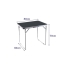 Folding Table Marbueno Grey 120 x 70 x 60 cm image1