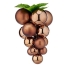 Christmas Bauble Krist+ Brown Plastic Grapes Small image1