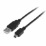 Cable Micro USB Startech USB2HABM2M USB A Mini USB B Black image1