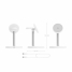 Cordless Charger Aisens USB-C 3IN1 15WACCS White 15 W 50 W image5