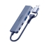 USB Cable CoolBox COO-HUB-C-CCAA Grey image1