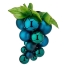 Christmas Bauble Krist+ Blue Plastic Grapes image1