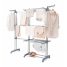 Foldable Vertical Extendable Clothes Drying Rack with Wheels Dolver XL InnovaGoods 30 Bars image5