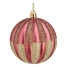 Christmas Bauble Krist+ 00862 Pink PVC Plastic Ø 8 cm 6 Units image1