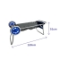 Multi-purpose Cart Marbueno Grey PVC Aluminium Red 108 x 51 x 51 cm image2