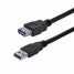 USB Cable Startech USB3SEXT1MBK         USB A Black image1