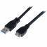 USB Cable to Micro USB Startech USB3CAUB1M           Black image1