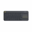 Keyboard Logitech K400 Plus Tv Black Spanish Qwerty QWERTY image1