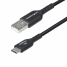 USB Cable Startech USB2AC1MNC Black 1 m image1
