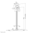 Tablet Mount Neomounts FL15-650WH1 White image2