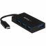 USB Hub Startech HB30C4AFS White Black image1
