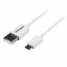 USB Cable to micro USB Startech USBPAUB2MW White Yellow (4 Units) image1
