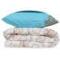 Duvet cover set Turquoise Super king 3 Pieces image1