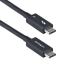 Power Cord Startech TBLT5MM50CM240W Black 50 cm image2
