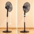 Pedestal Fan with Remote Control InnovaGoods Airstreem Black 45 W image3