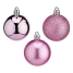 Christmas Bauble Krist+ Pink Plastic Ø 5 cm image1