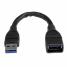 USB Cable Startech USB3EXT6INBK         Black image1
