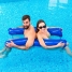 Double Floating Water Hammock for Swimming Pool Twolok InnovaGoods image2