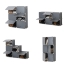Portable Modular Shoe Cabinet InnovaGoods Grey (Refurbished A) image1