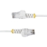 UTP Category 6 Rigid Network Cable Startech N6PAT25CMWHS White 25 cm image4