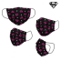 Hygienic Reusable Fabric Mask DC Super Hero Girls Children's Black image1