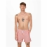 Men’s Bathing Costume Only & Sons Onsted Stripe Seersucker Pink image5
